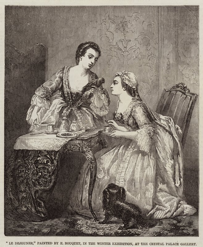 Das Frühstück (Stich) von French School