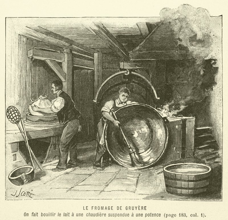 Der Gruyère-Käse von French School