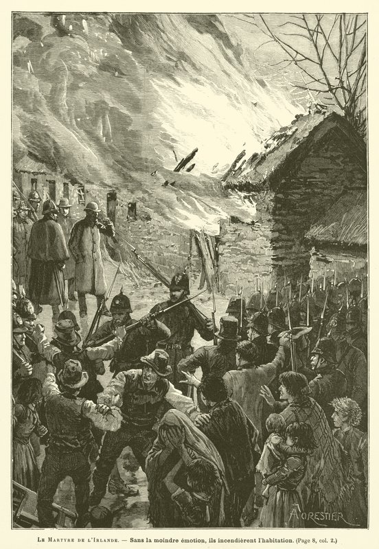 Das Martyrium Irlands von French School