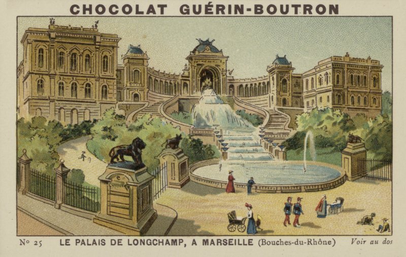Der Longchamp-Palast in Marseille, Bouches-du-Rhone von French School