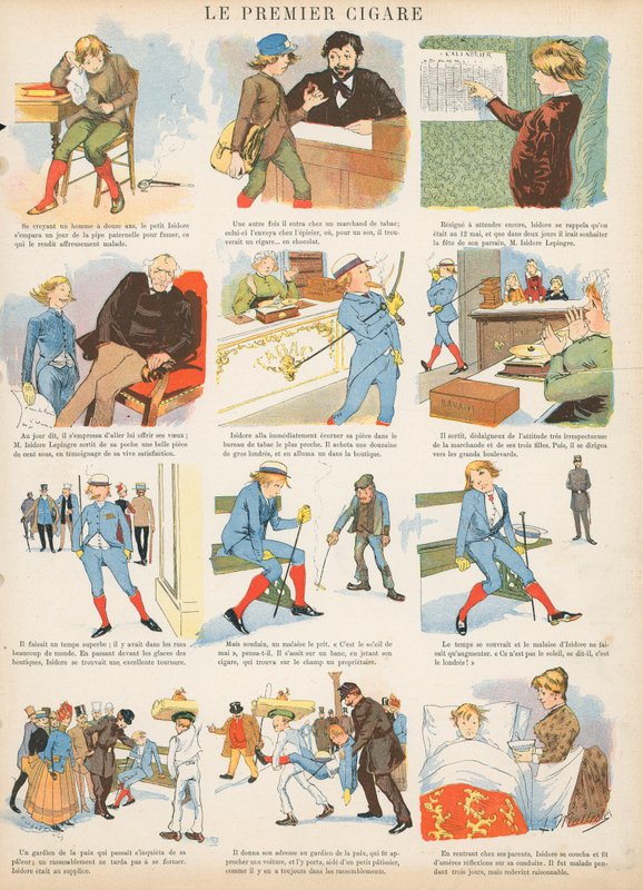 Die erste Zigarre von French School