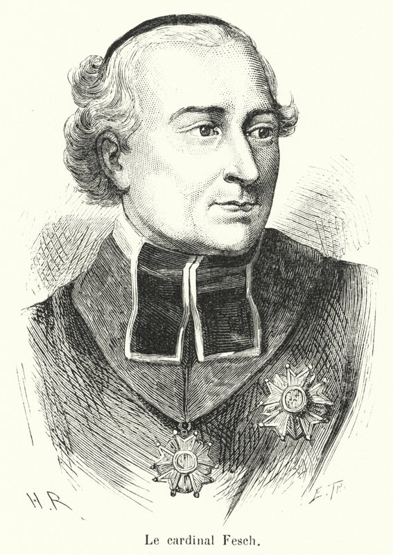 Kardinal Fesch (Gravur) von French School