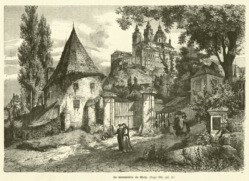 Das Kloster Melk von French School