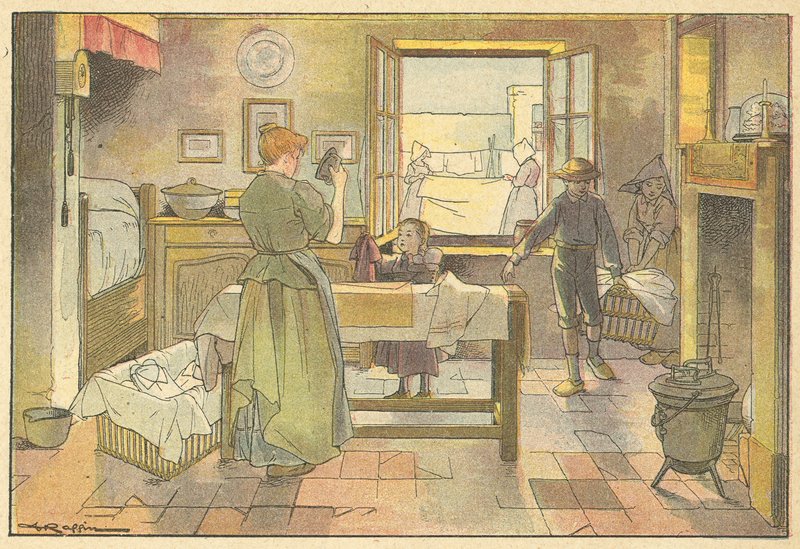 Das Bügeln von French School