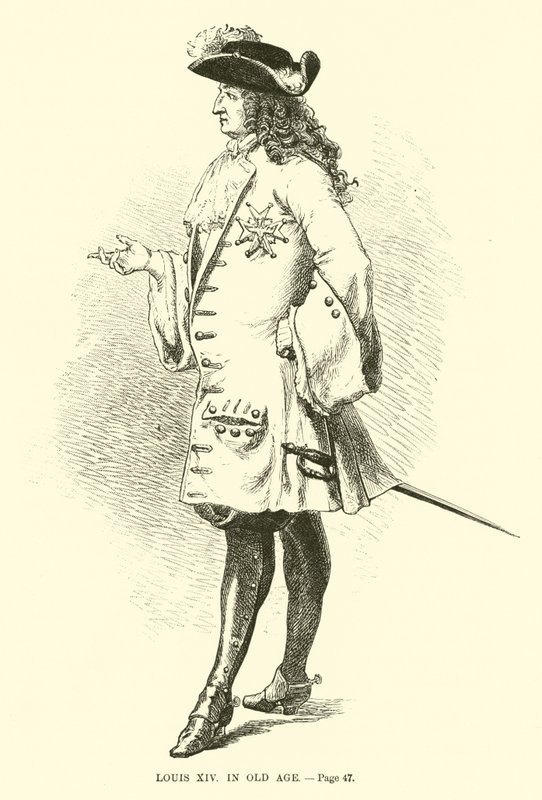 Ludwig XIV im Alter von French School