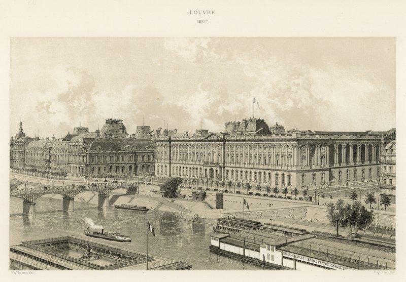 Louvre, 1867 von French School