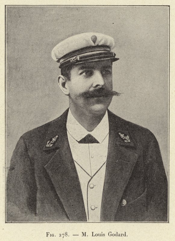 M Louis Godard (Gravur) von French School