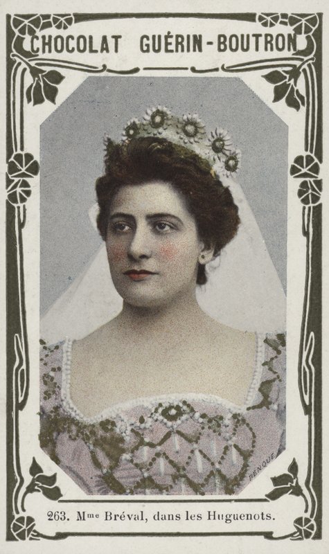 Madame Breval in Die Hugenotten von French School