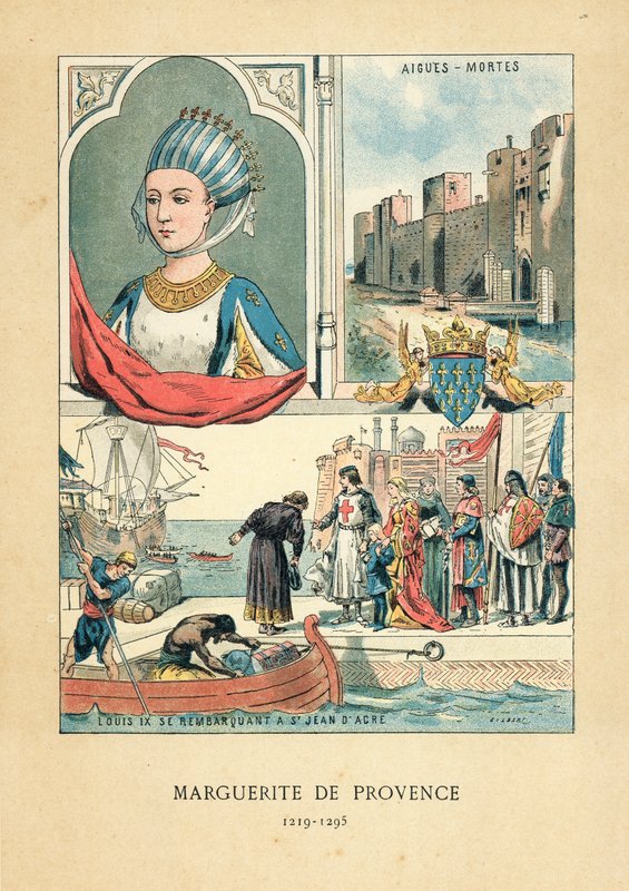 Marguerite de Provence von French School