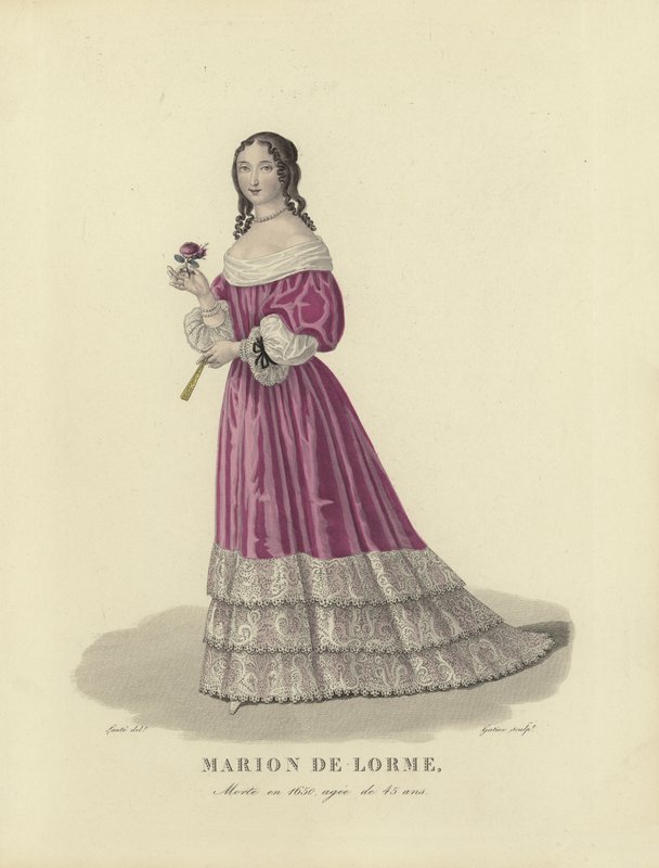 Marion de Lorme, französische Kurtisane von French School