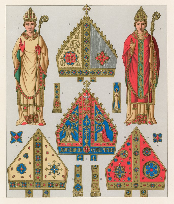 Kostüm des Mittelalters von French School
