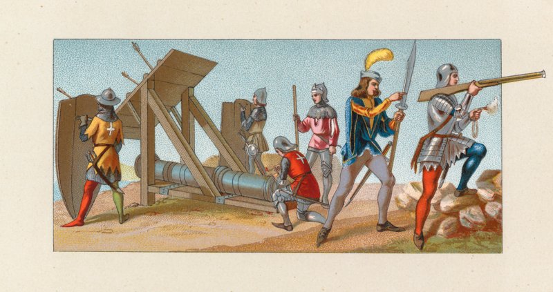 Kostüm des Mittelalters von French School