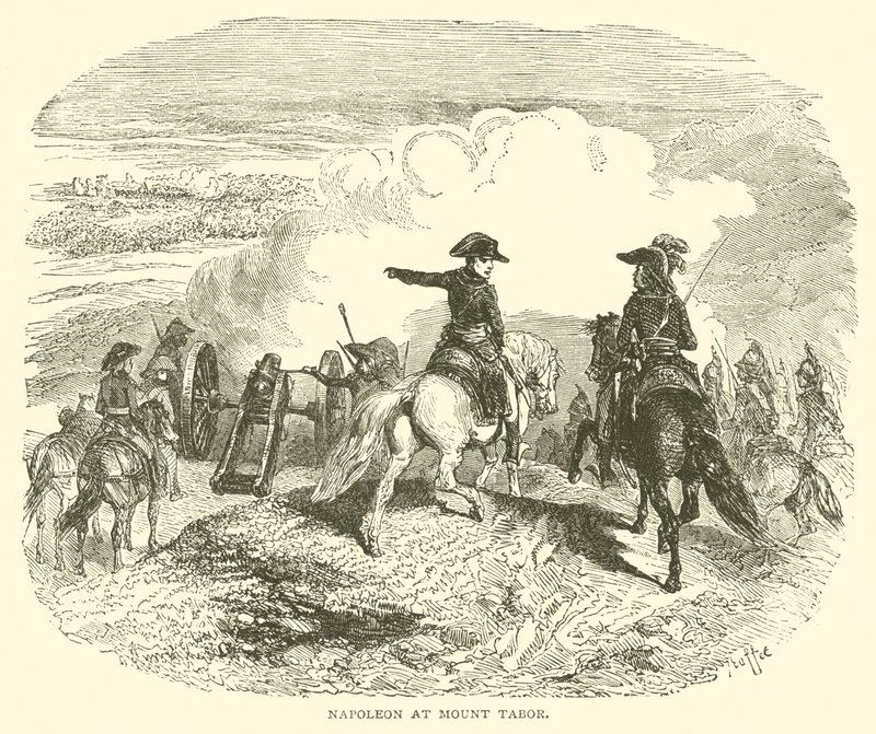 Napoleon am Berg Tabor (Stich) von French School