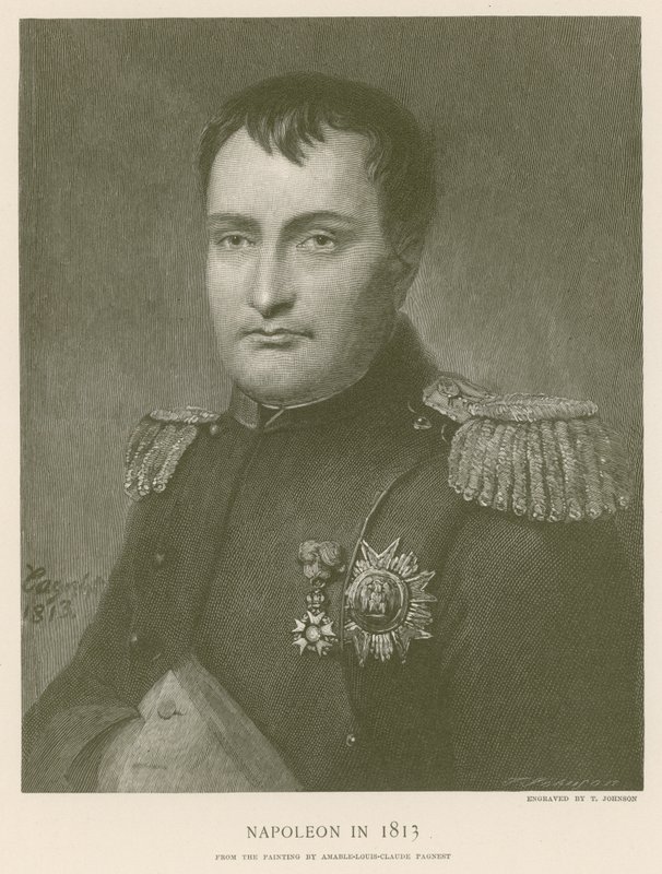 Napoleon 1813 von French School