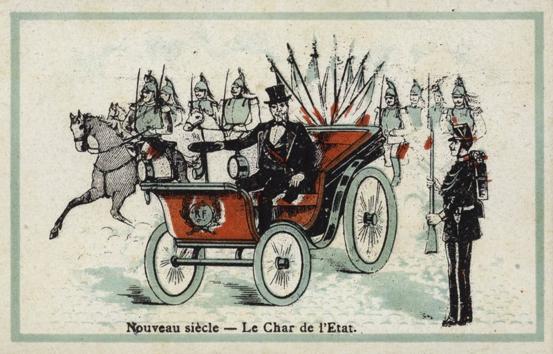 Neues Jahrhundert - die Staatskutsche von French School