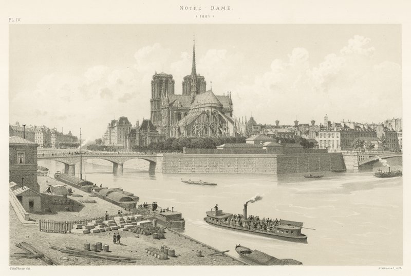 Notre-Dame, 1881 von French School