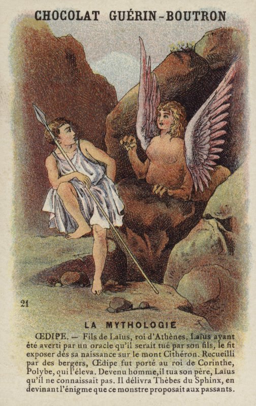 Ödipus und die Sphinx von French School