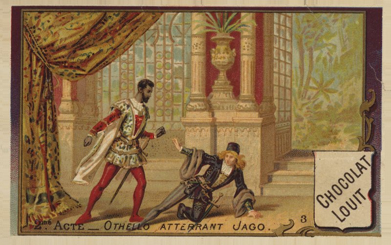 Othello und Iago von French School