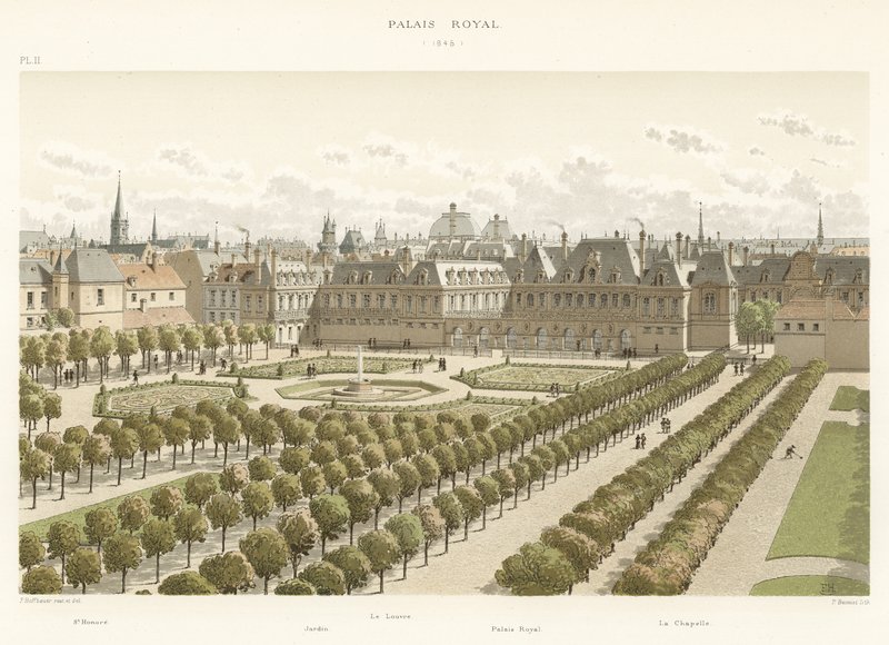Palais Royal, 1645 von French School