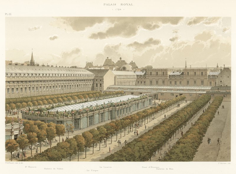 Palais Royal, 1794 von French School