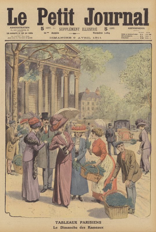 Palmsonntag in Paris von French School