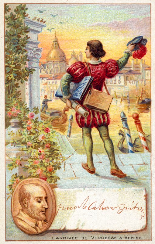 Paolo Veronese kommt in Venedig an von French School