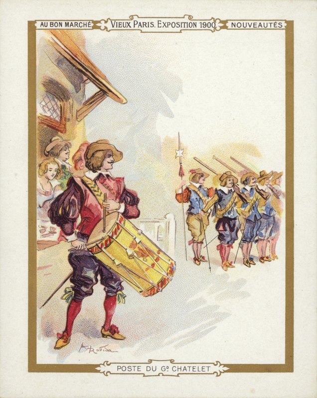 Pariser Ausstellung 1900, Trommelnder Reiter von French School