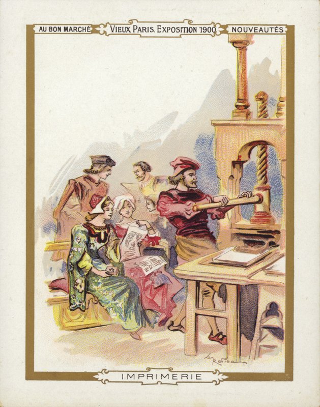 Pariser Ausstellung 1900, Der Drucker von French School