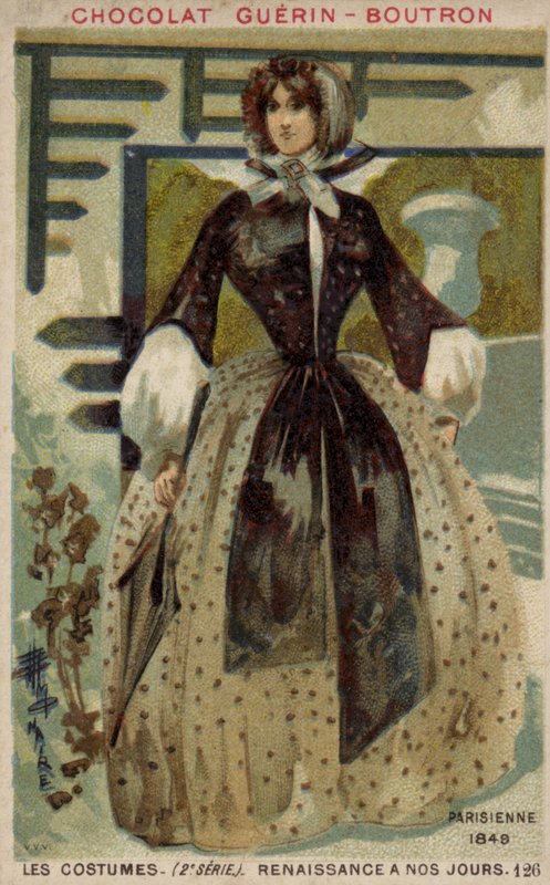 Pariser Mode, 1848 von French School