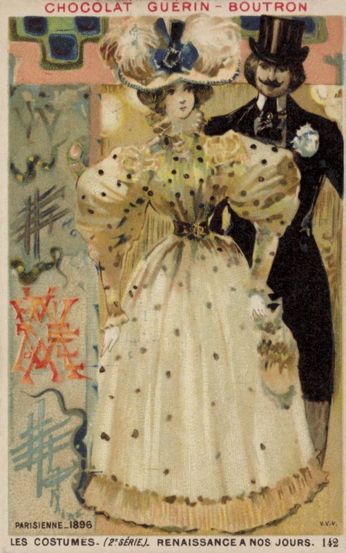Pariser Mode, 1896 von French School