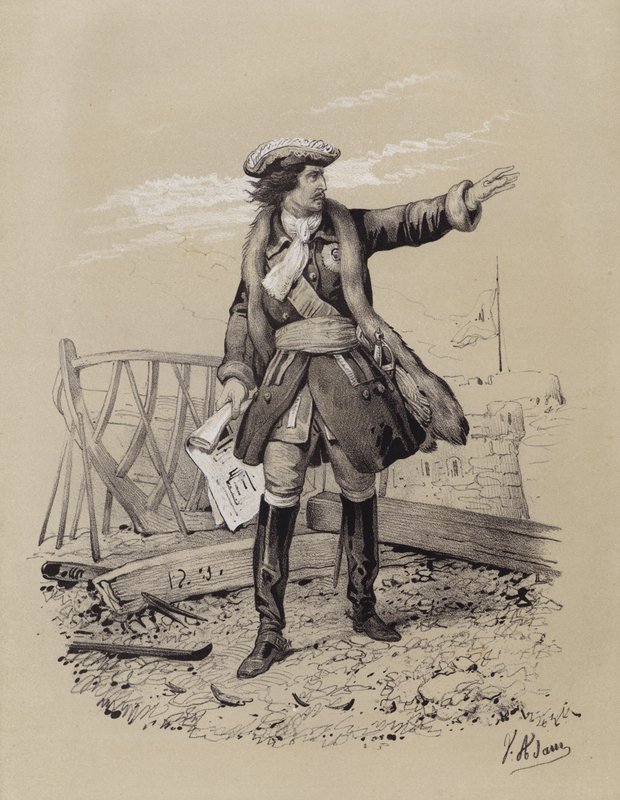 Peter der Große, Zar von Russland von French School
