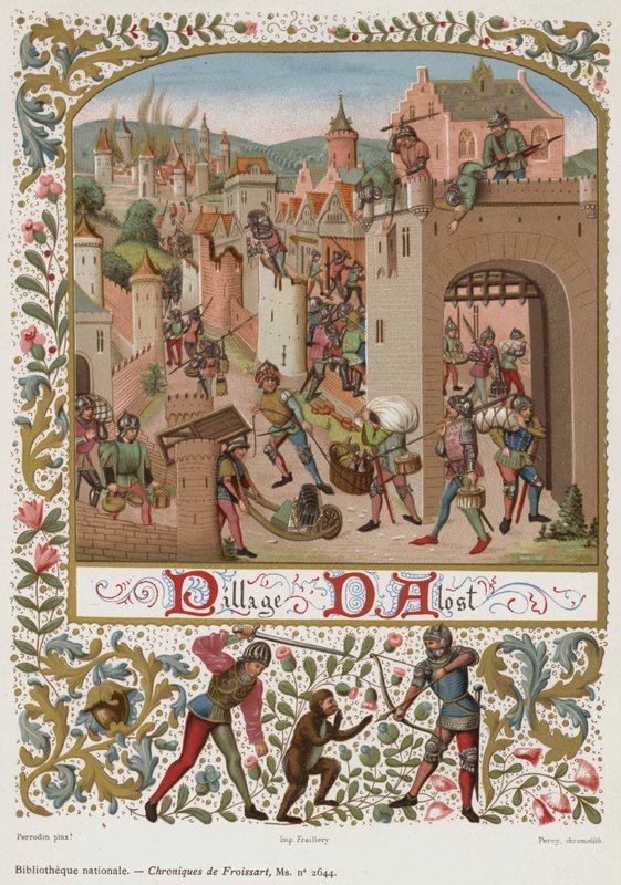 Plünderung von Alost von French School