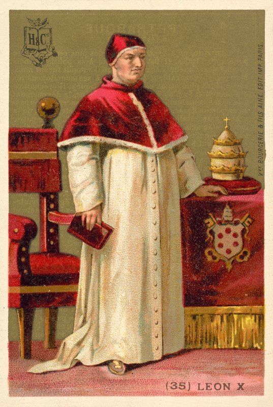 Papst Leo X von French School