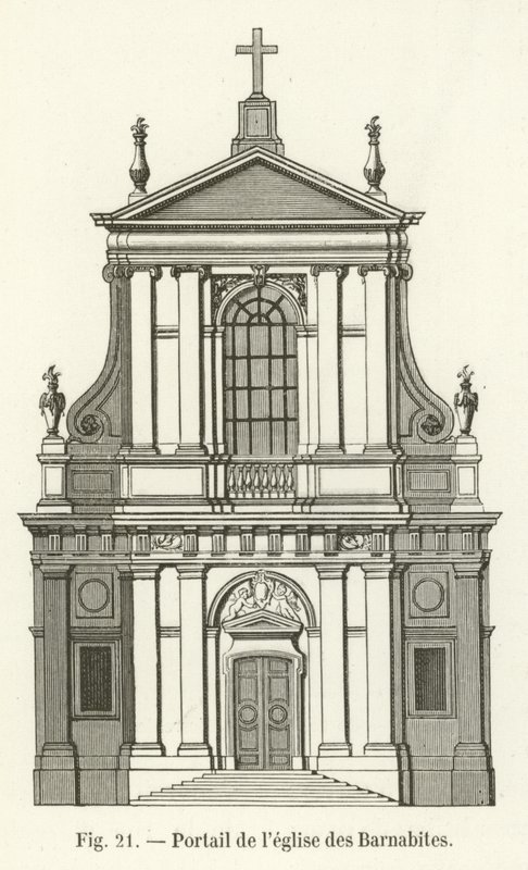 Portal der Kirche der Barnabiten von French School