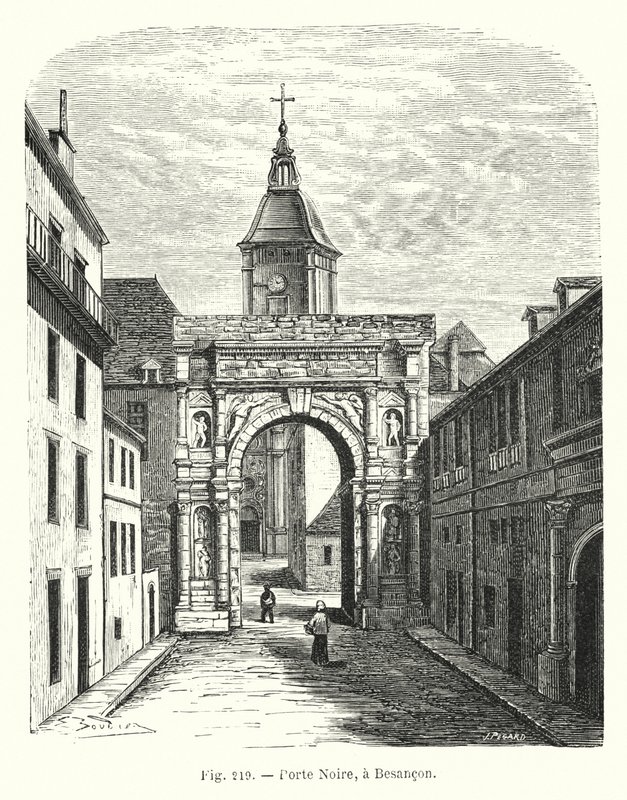 Schwarzes Tor in Besançon von French School