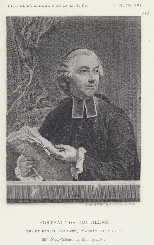 Portrait De Condillac von French School