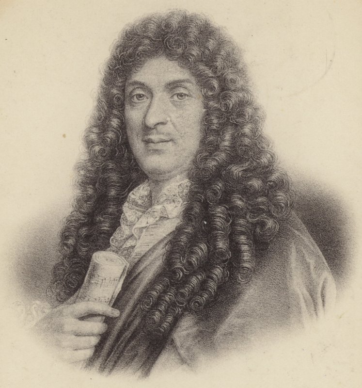 Porträt von Jean-Baptiste Lulli von French School