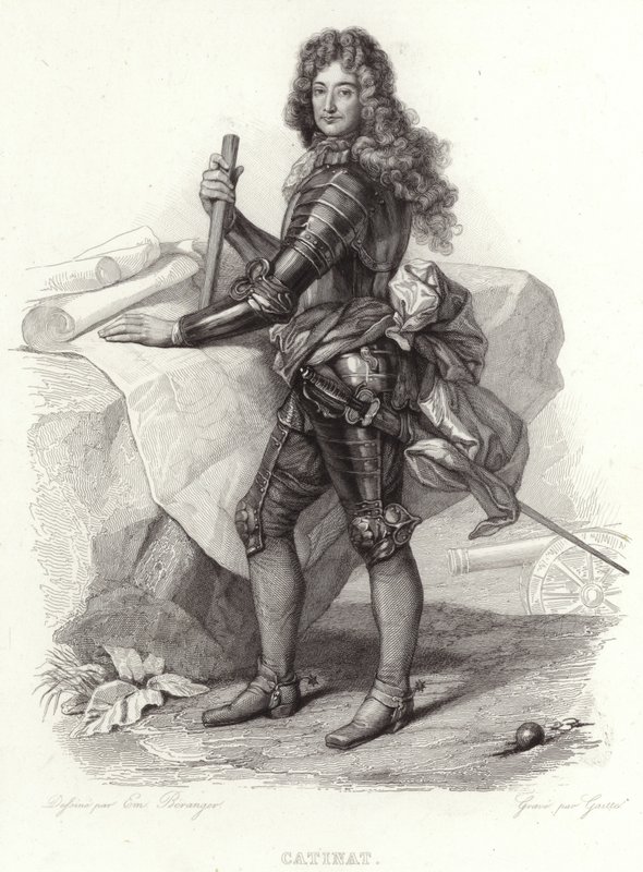 Porträt von Nicolas Catinat von French School