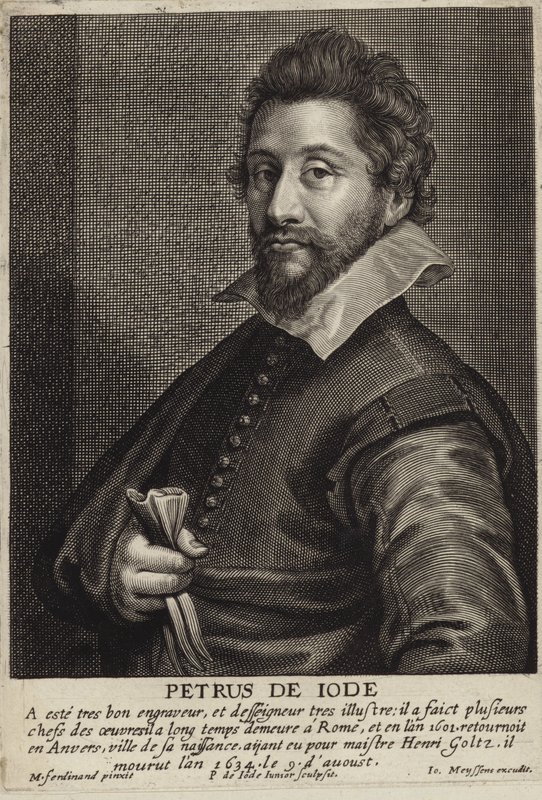 Porträt von Pieter de Jode I von French School