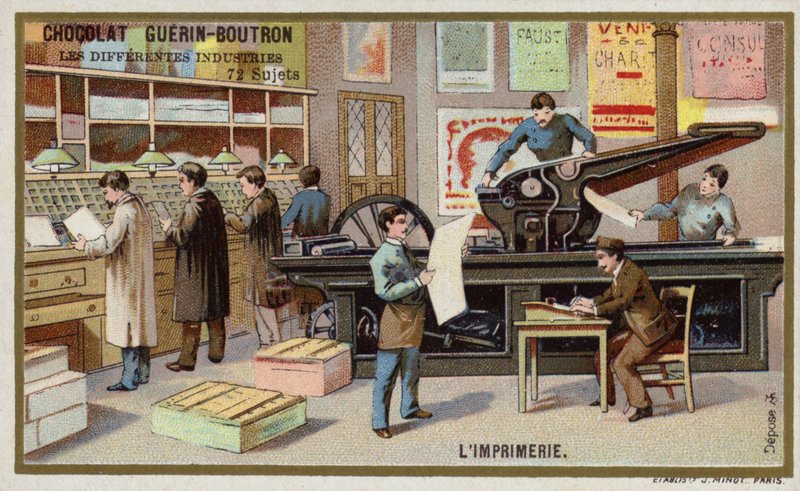 Druckerei von French School