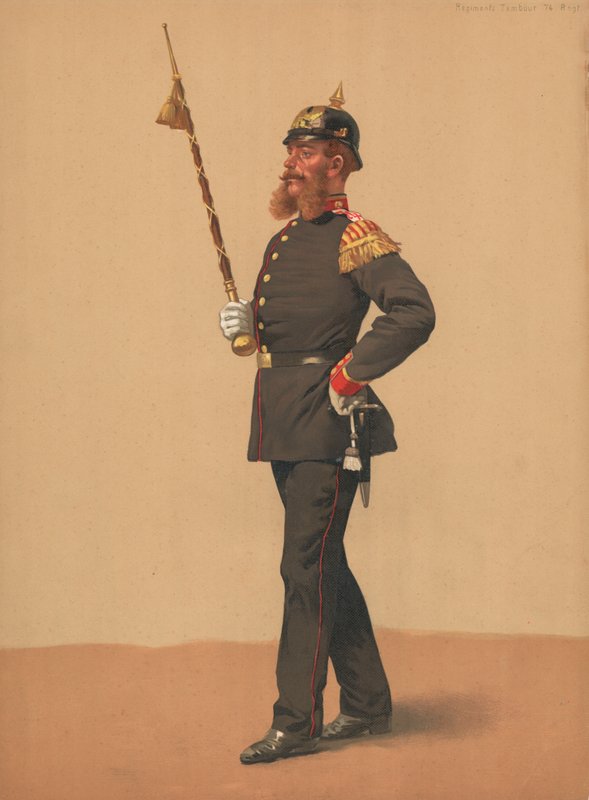 Regimentstambour 74. Regiment von French School