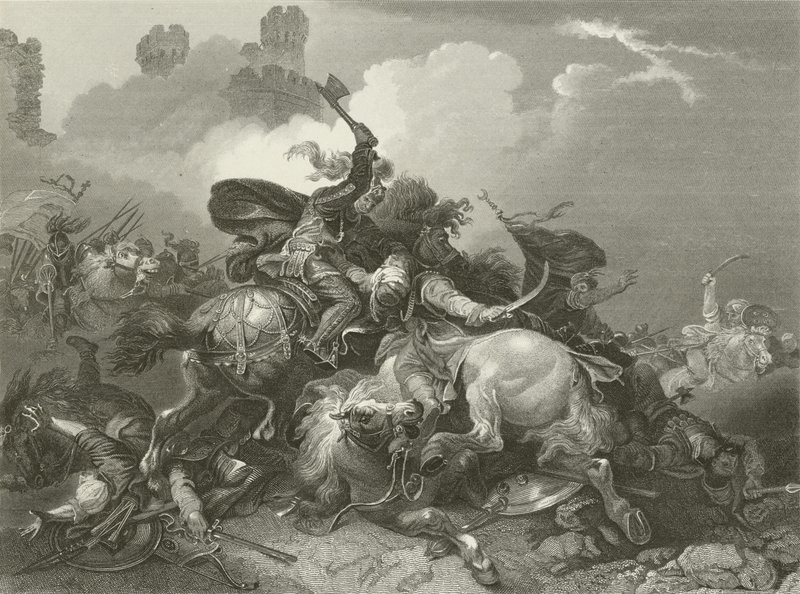 Richard I. in Palästina von French School