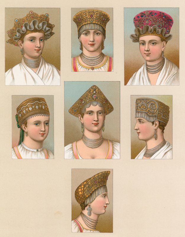 Russisches Kostüm von French School