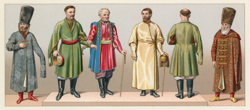 Russisches Kostüm von French School