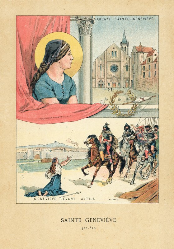 Heilige Genoveva von French School