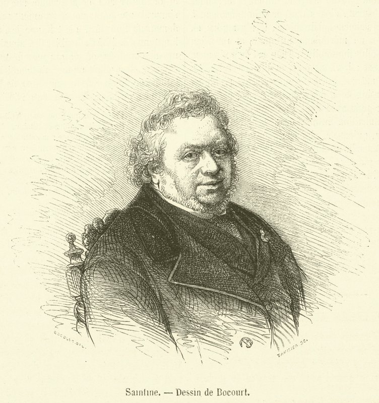 Saintine (Gravur) von French School