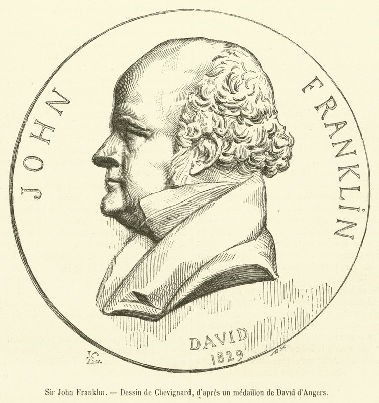Sir John Franklin (Gravur) von French School