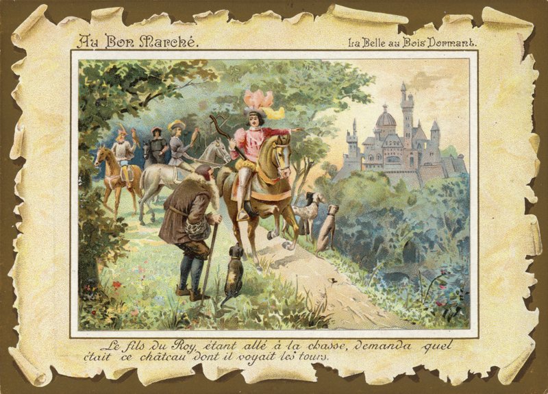 Dornröschen, Prinz zu Pferd von French School
