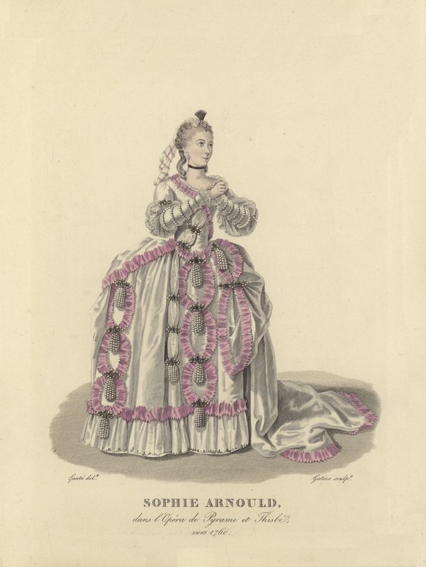 Sophie Arnould, französische Opernsängerin von French School