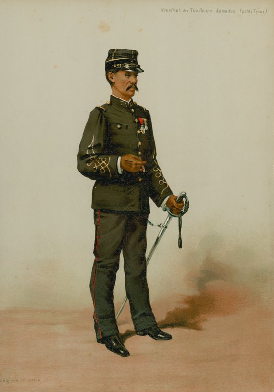 Unterleutnant der Anamitischen Schützen (kleine Uniform) von French School